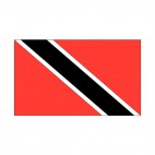 Trinidad and Tobago flag, decals stickers