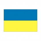 Ukraine flag, decals stickers