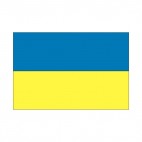 Ukraine flag, decals stickers