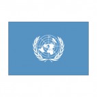 United Nations flag, decals stickers