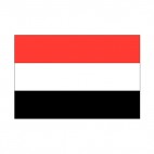 Yemen flag, decals stickers