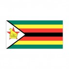 Zimbabwe flag, decals stickers