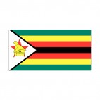 Zimbabwe flag, decals stickers