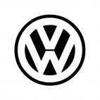 Volkswagen logo, decals stickers