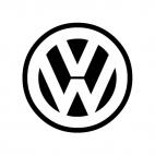 Volkswagen logo, decals stickers