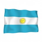 Argentina flag, decals stickers