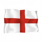 England flag, decals stickers