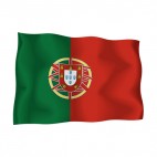 Portugal flag, decals stickers