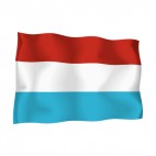 Netherlands waving flag, decals stickers