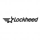 Lockheed logo, decals stickers