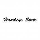 Hawkeye state Iowa state, decals stickers