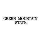 Green moutain state Vermont state, decals stickers