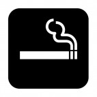 Smoking sign, decals stickers