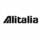 Air italia logo, decals stickers