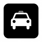 Taxi sign, decals stickers