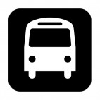 Bus sign, decals stickers