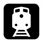 Train sign, decals stickers