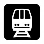 Metro sign, decals stickers