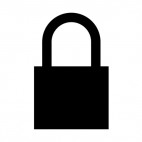 Lock sign, decals stickers