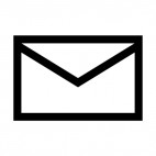 Envelope sign, decals stickers