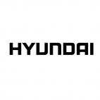 Hyundai logo, decals stickers