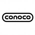 Conoco logo, decals stickers