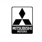 Mitsubishi motors logo, decals stickers