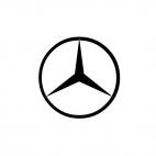 Mercedes logo, decals stickers