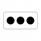 Traffic light sign, decals stickers