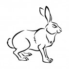 Rabbit , decals stickers