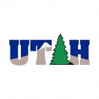 Utah state, decals stickers