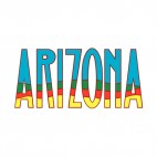 Arizona state, decals stickers