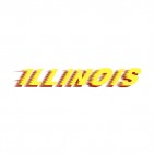 Illinois state, decals stickers