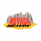 Nevada state, decals stickers