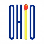 Ohio state, decals stickers