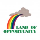 Land Of Opportunity Arkansas state, decals stickers