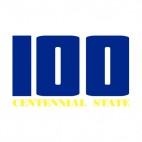 100 Centennial state Colorado state, decals stickers