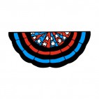 United States banner, decals stickers