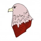 Eagle head, decals stickers