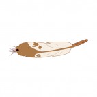Eagle brown feather, decals stickers
