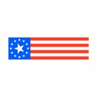 United States flag, decals stickers