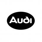 Audi oval, decals stickers