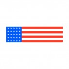 United States flag, decals stickers