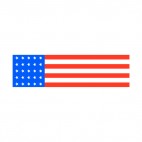 United States flag, decals stickers