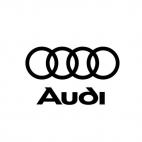 Audi rings, decals stickers