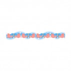 United States flag border, decals stickers