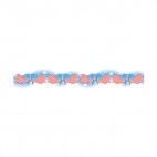 United States flag border, decals stickers