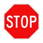 Stop sign, decals stickers