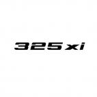 BMW 325 xi solid, decals stickers