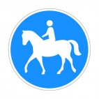 Horse riding allowed sign , decals stickers